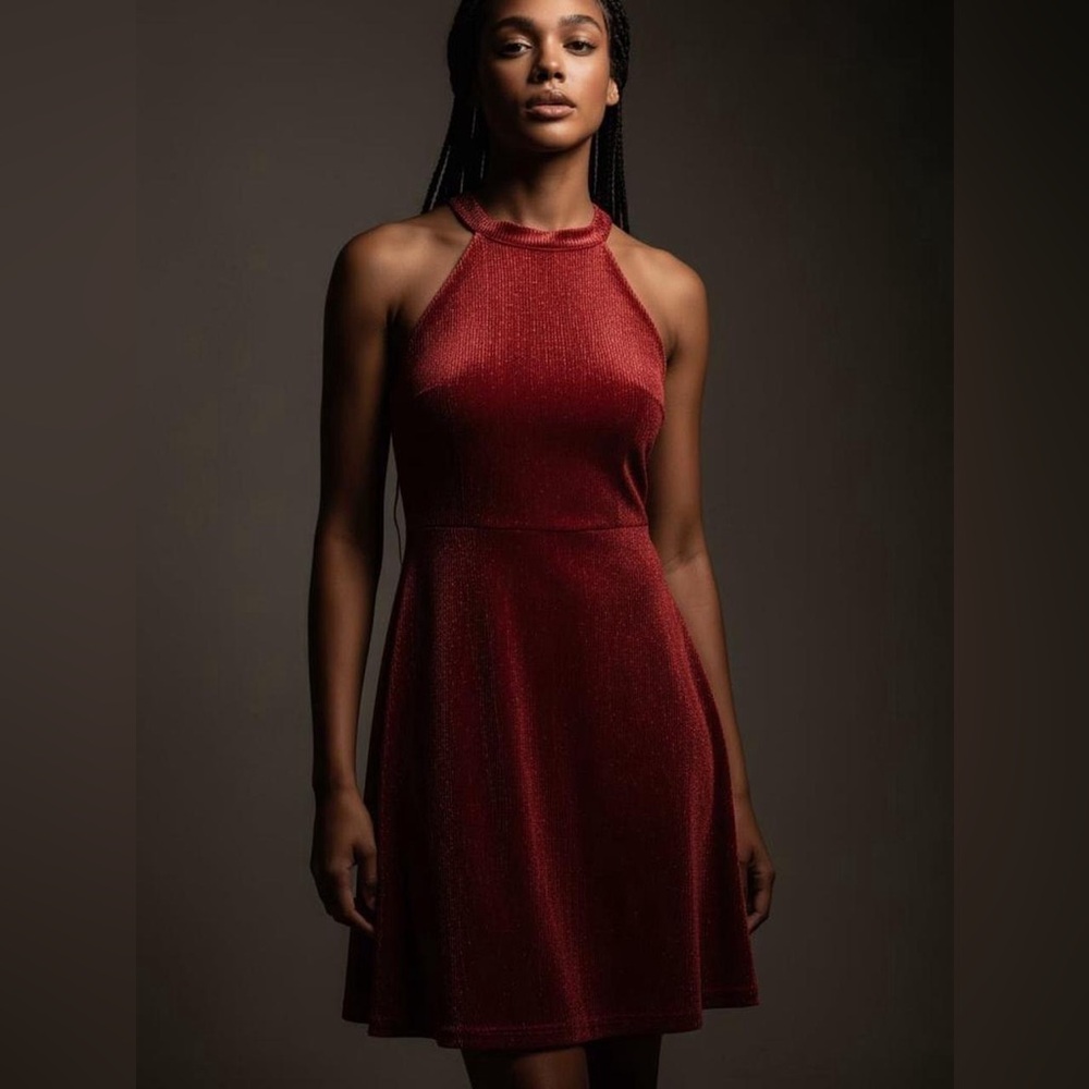 Burgundy Dress - Picture 2 of 5